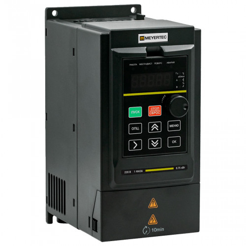 Преобразователь частоты MEYERTEC VFD1-75K-B-20 75 кВт 150А вход и выход 3Ф 380 В