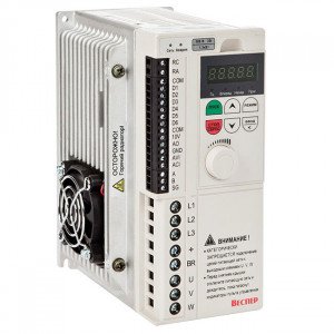 Преобразователь частоты Веспер E4-8400-002H 1,5 кВт выход 3 фазы 380 В, ПИД-регулирование