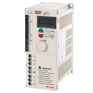 Преобразователь частоты Веспер E4-8400-002H 1,5 кВт выход 3 фазы 380 В, ПИД-регулирование
