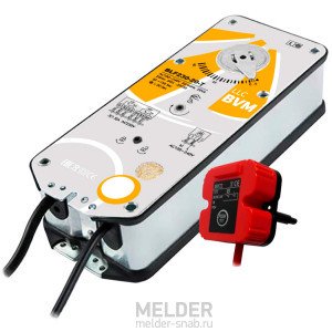 Электропривод BVM BLF230-20-T 20Нм/230В с возвратной пружиной, с термодатчиком