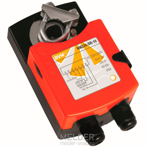 Реверсивный привод BVM NM230-SR-10 10 Нм / 230 В без возвратной пружины