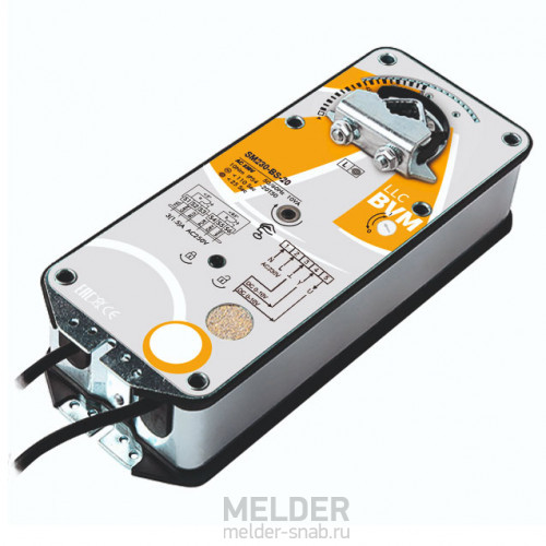 Привод BVM SM230-BS-20 20 Нм / 230 В с возвратной пружиной, управление 0-10В
