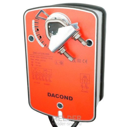 Привод воздушного клапана Dacond DAC-LF24-05S 5 Нм / 24 В с пружинным возвратом