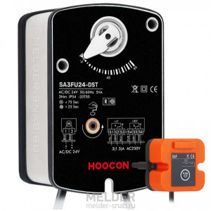 Противопожарный привод Hoocon SA3FU230-DST 3Нм 230В с термодатчиком