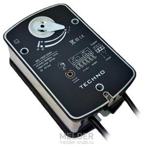 Реверсивный электропривод TECHNO NS-10DF/24V 10Нм без пружинного возврата
