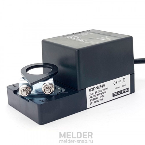 Реверсивный привод TECHNO 02DN/230V 2 Нм / 230 В без возвратной пружины