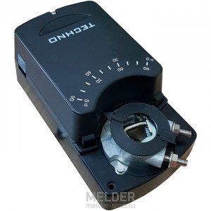 Реверсивный привод TECHNO 24DF/230V 24Нм без пружинного возврата на воздушный клапан + 2 SPDT