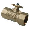 Двухходовой шаровой кран BVM ду32 G 1-1/4 Kvs 25 латунный, резьба ВН-ВН