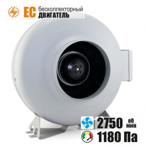 Высоконапорный канальный вентилятор Dastech HEE-200IE 1180 Па на круглый канал 200 мм Высоконапорный канальный вентилятор Dastech HEE-200IE 1180 Па на круглый канал 200 мм