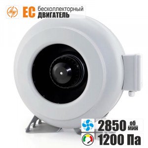 Высоконапорный канальный вентилятор Dastech HEE-250IE 1200 Па на круглый канал 250 мм Высоконапорный канальный вентилятор Dastech HEE-250IE 1200 Па на круглый канал 250 мм