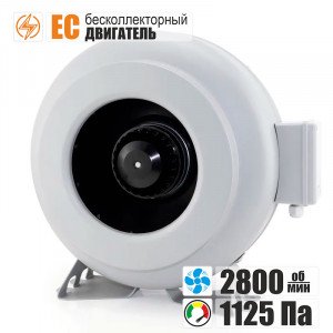 Высоконапорный канальный вентилятор Dastech HEE-315IE 1125 Па на круглый канал 315 мм Высоконапорный канальный вентилятор Dastech HEE-315IE 1125 Па на круглый канал 315 мм