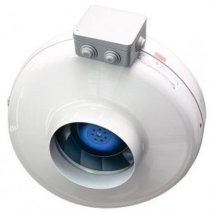 Круглый канальный вентилятор SHUFT CFs 125S 385 м3/ч из стали с защитным покрытием